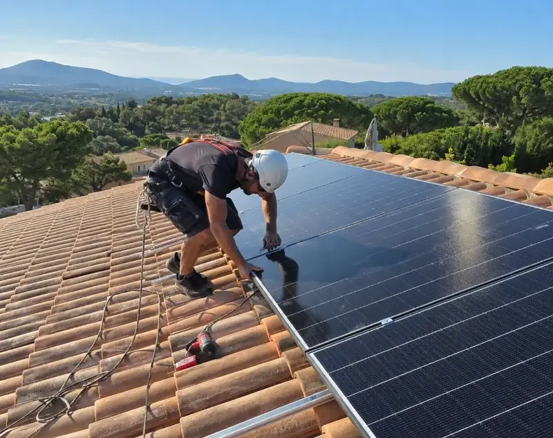Installateur panneaux solaires Roujan — pose photovoltaïque sur toiture